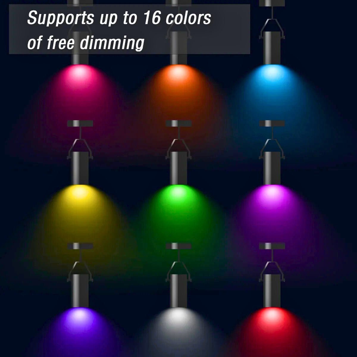 Smart RGBW Ambient Bulbs – 16+ Colors, Multi - Base, Remote - Controlled - Zeenova